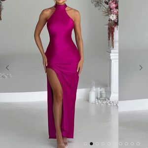 baby boo fashion pink wedding guest dress